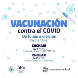 Campaña de vacunación contra el COVID en las localidades